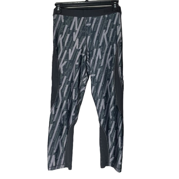 Nike Pants - Nike Pro Hypercool Leggings Womens Medium Mesh Panels Gray Athletic running Gym